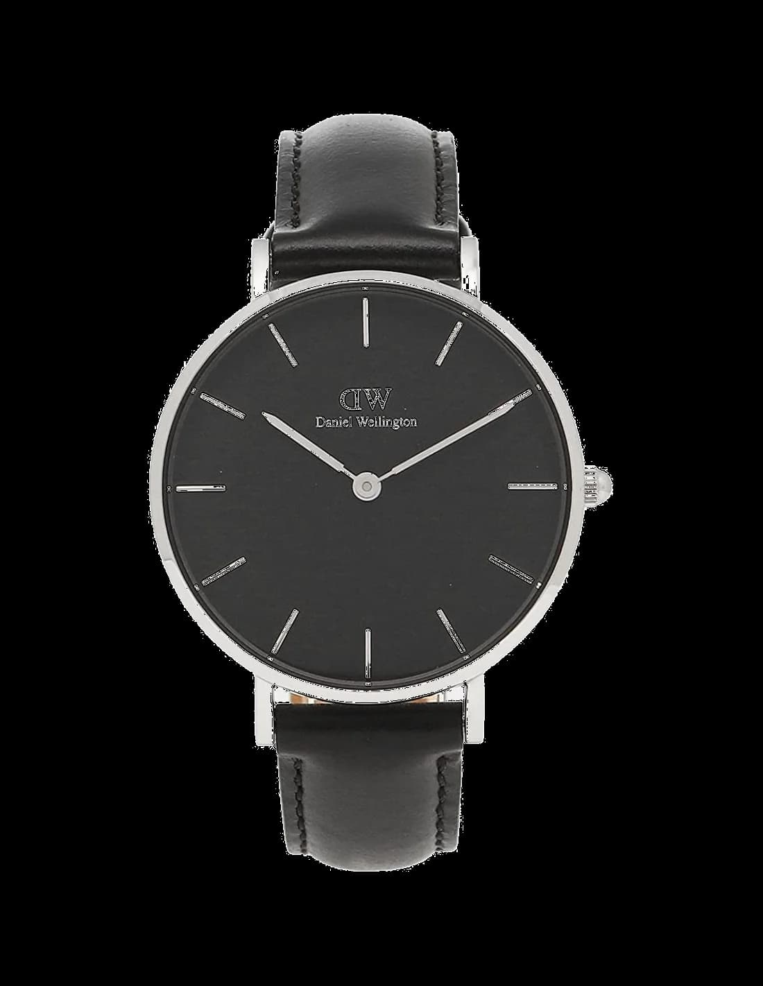 Daniel Wellington DW00100180 Petite Sheffield Black Leather 32mm Watch