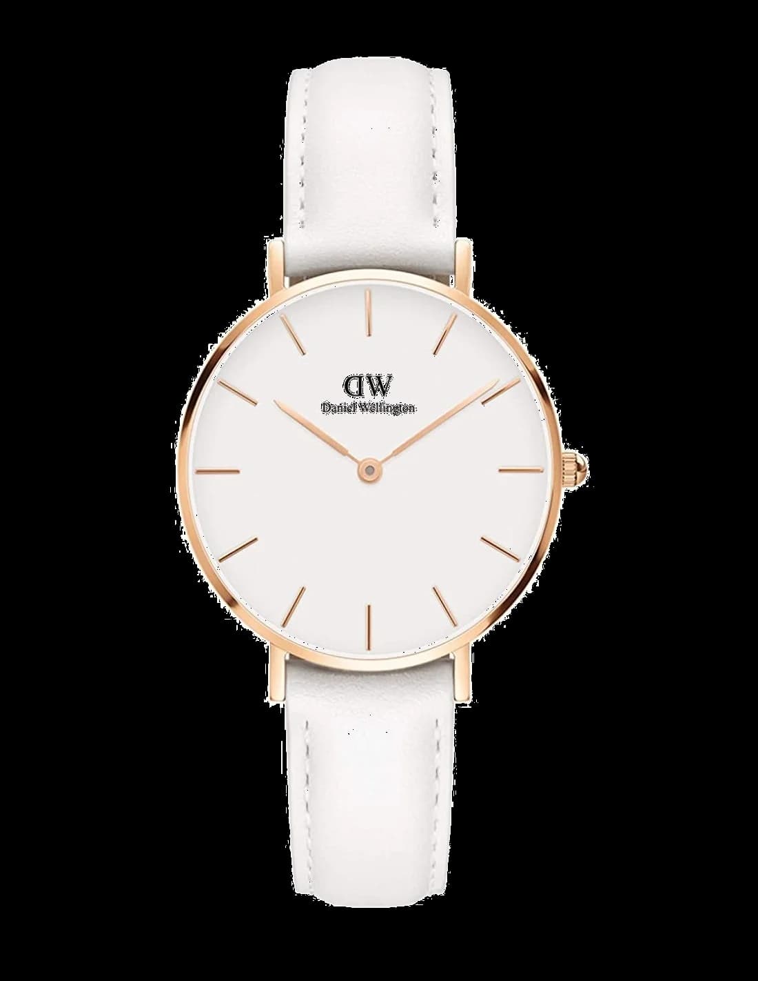 Daniel Wellington Classic DW00100189 White Leather Strap Women's Watch