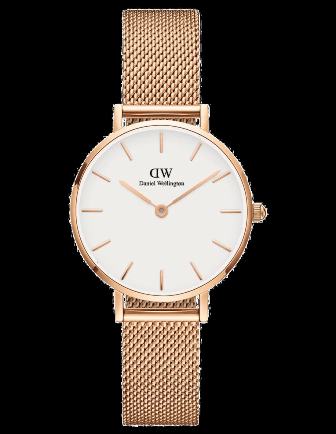 Daniel Wellington DW00100219 Classic Petite Melrose 28mm Rose Gold Milanese Mesh Watch