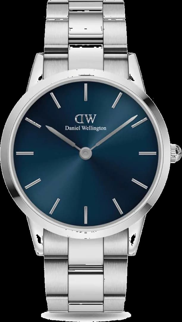 Daniel Wellington DW00100459 Iconic Arctic Polished Steel and Blue Dial 32mm Watch