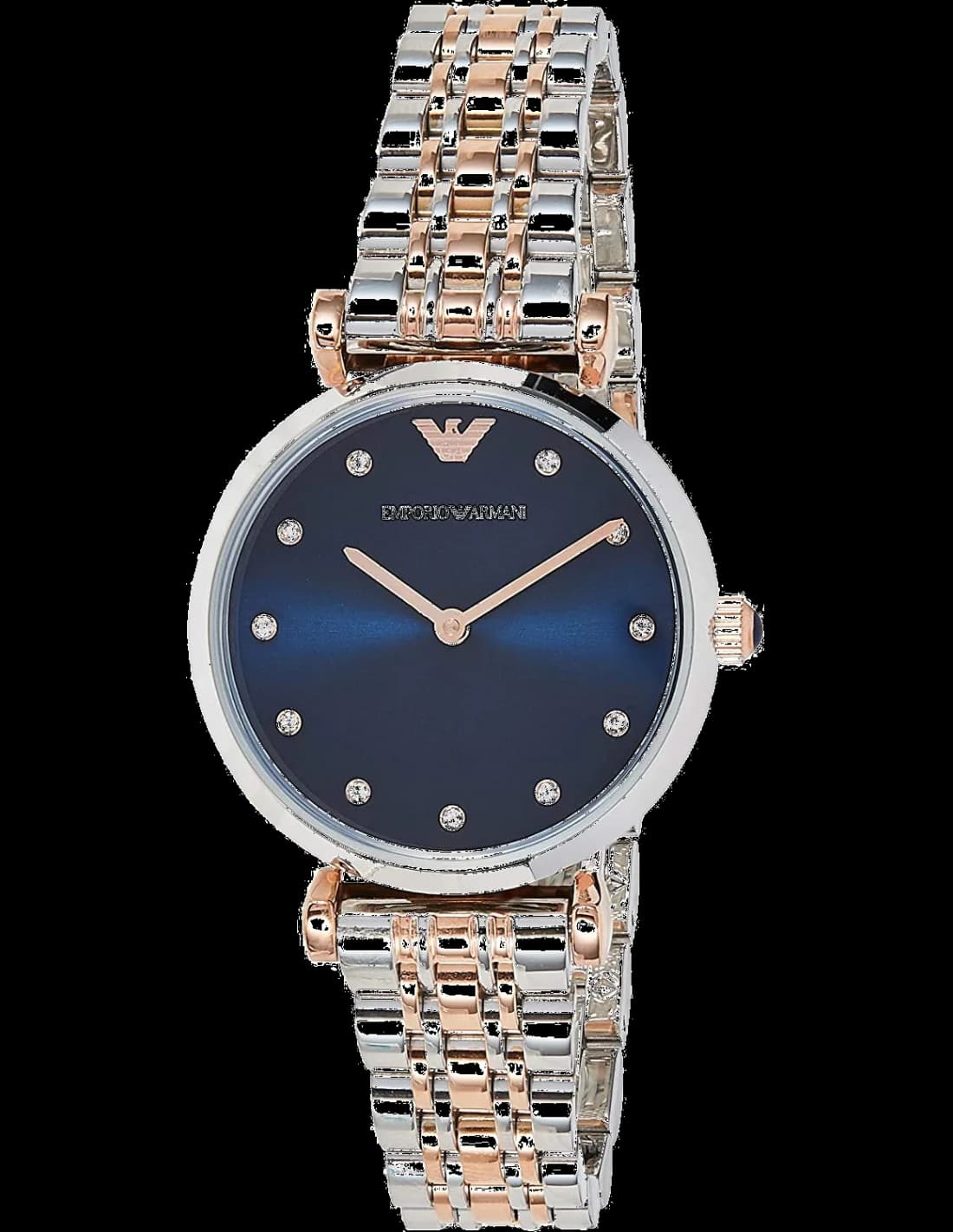 Montre Emporio Armani AR11092 Gianni T-Bar au Cadran Bleu Nuit