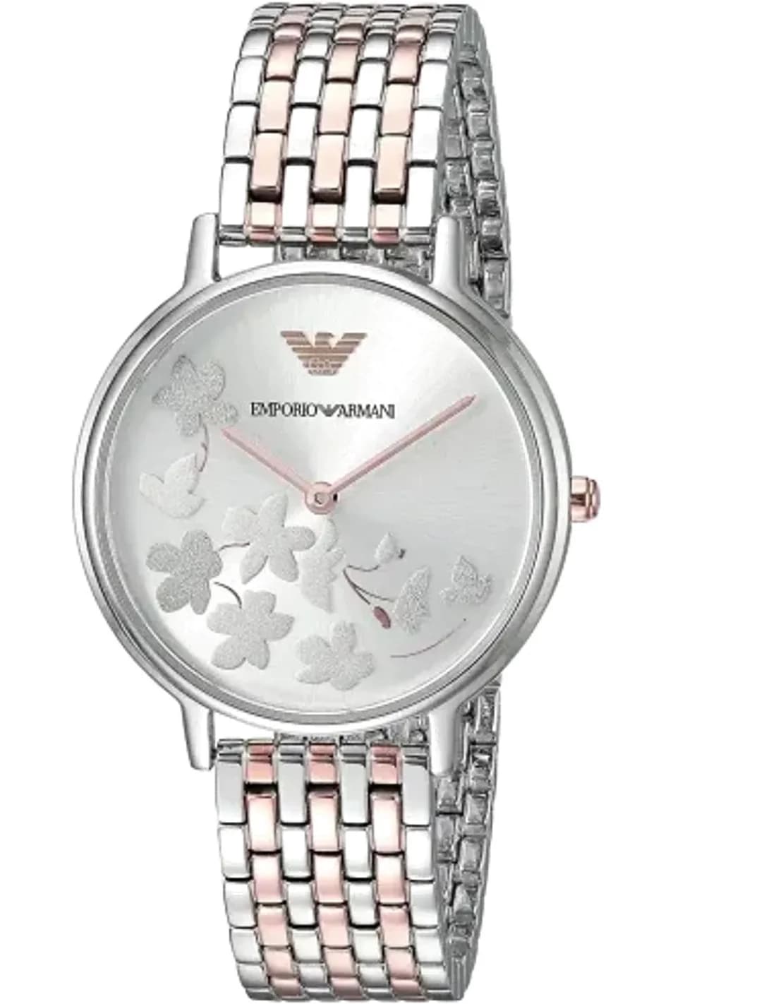 Montre Emporio Armani AR11113 Boîtier Rose Gold et Cuir Gris