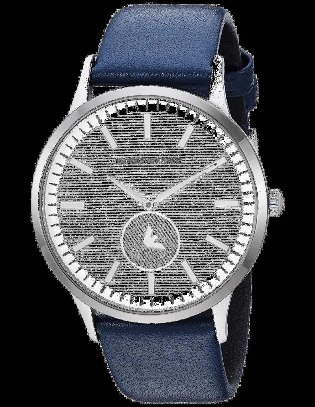 Montre Emporio Armani AR11119 Renato Cuir Bleu Acier Argenté