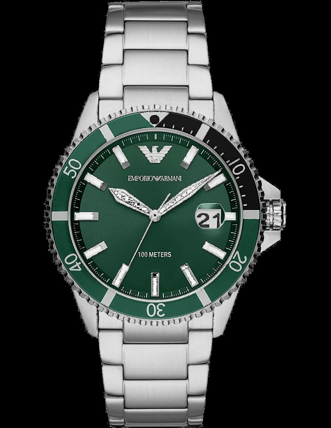 Montre Homme Emporio Armani Diver AR11338 cadran vert