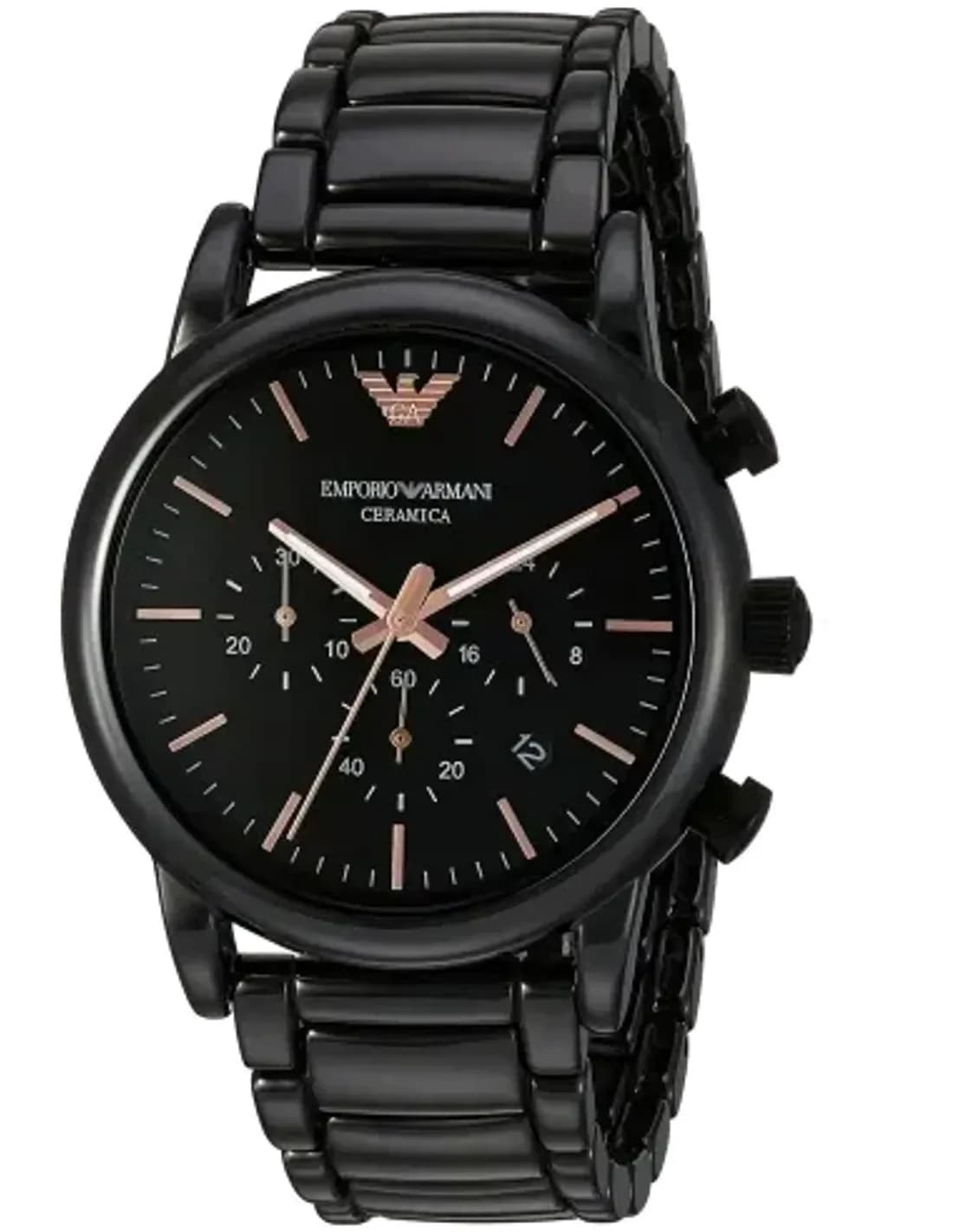 Watch Emporio Armani Luigi AR1509 Chronograph in black ceramic