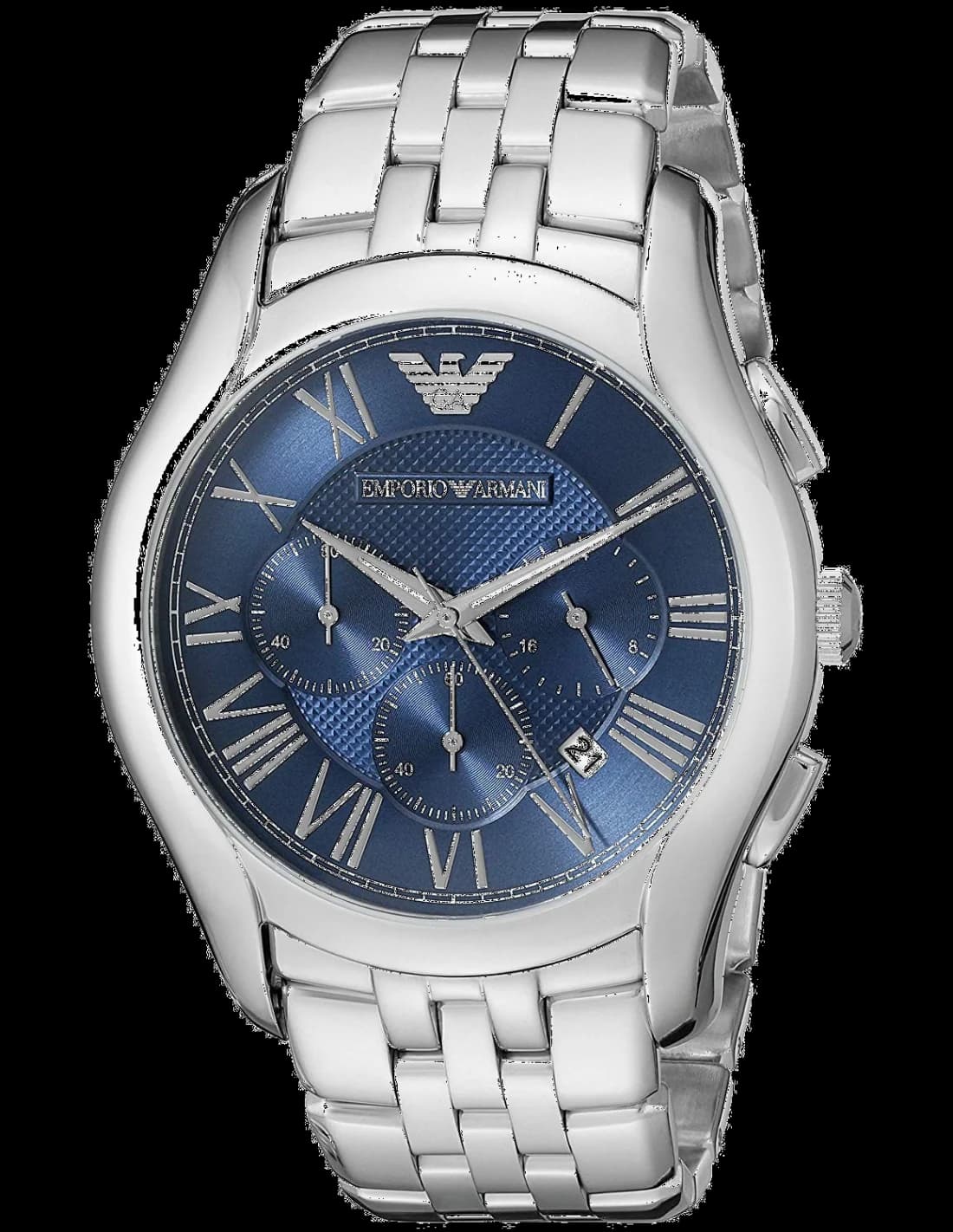 Emporio Armani AR1787 Stainless Steel and Blue Dial Men's Watch