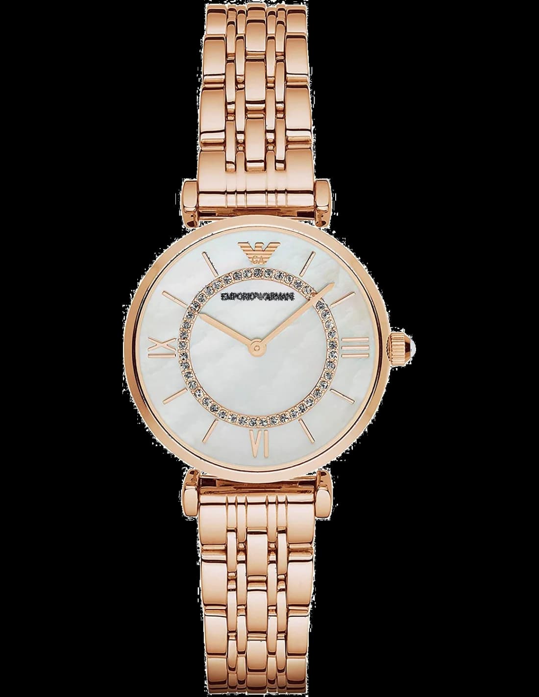 Montre Femme Emporio Armani AR1909 Acier Or Rose et Nacre