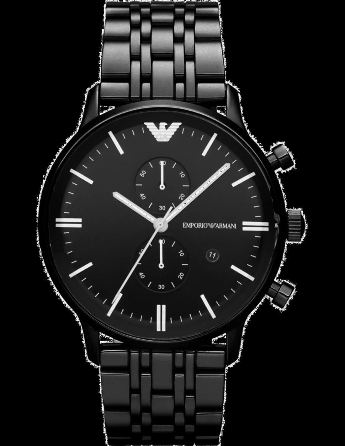 Montre Emporio Armani AR1934 Chronographe en Acier Noir