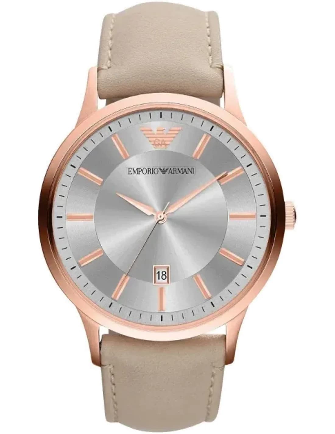 Montre Homme Emporio Armani AR2464 Chronographe Acier et Cuir