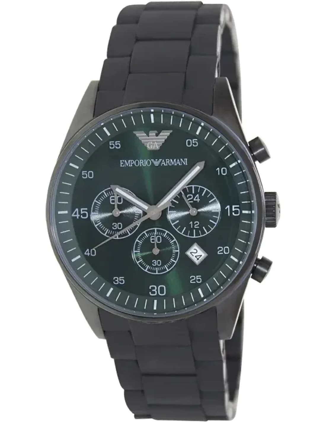 Emporio Armani Men's Watch AR5922 Black Steel Bracelet Sportivo
