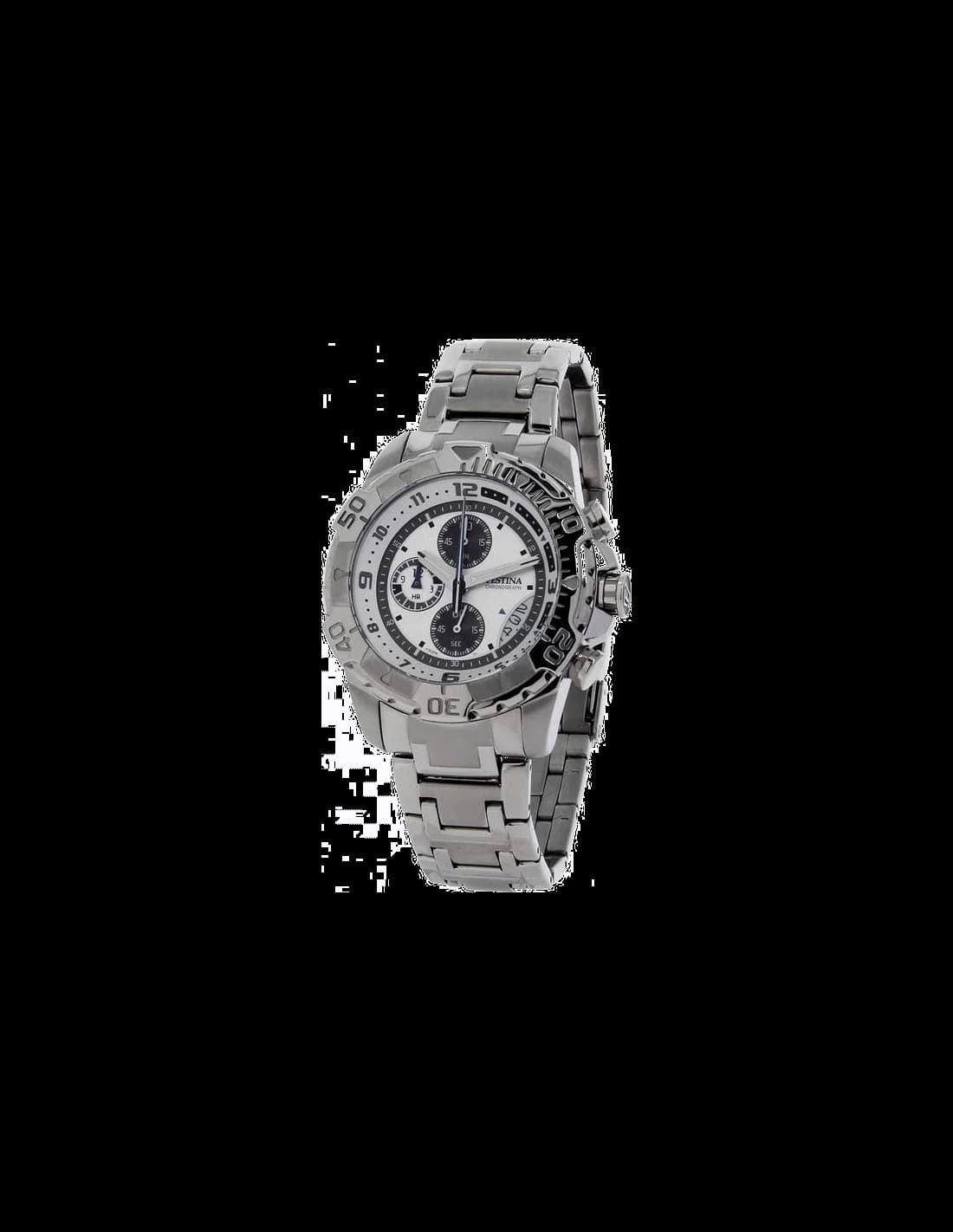 Montre Festina F16358/1 Chronographe en Acier Argenté