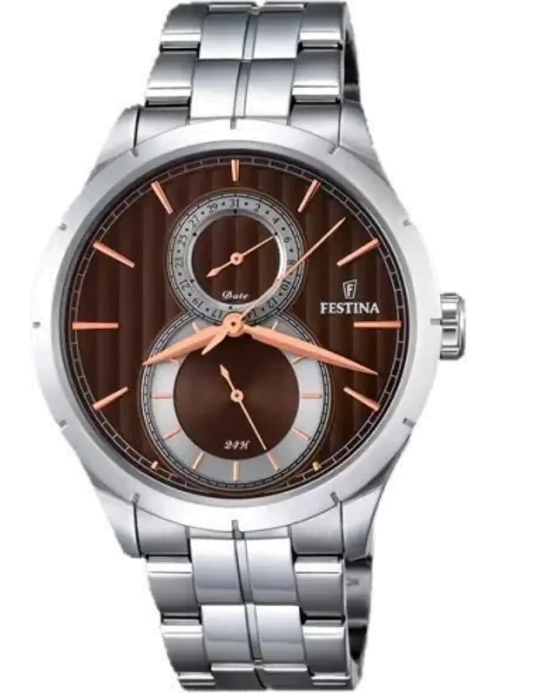 Montre Homme Festina F16891/5 Argentée Boîtier Acier