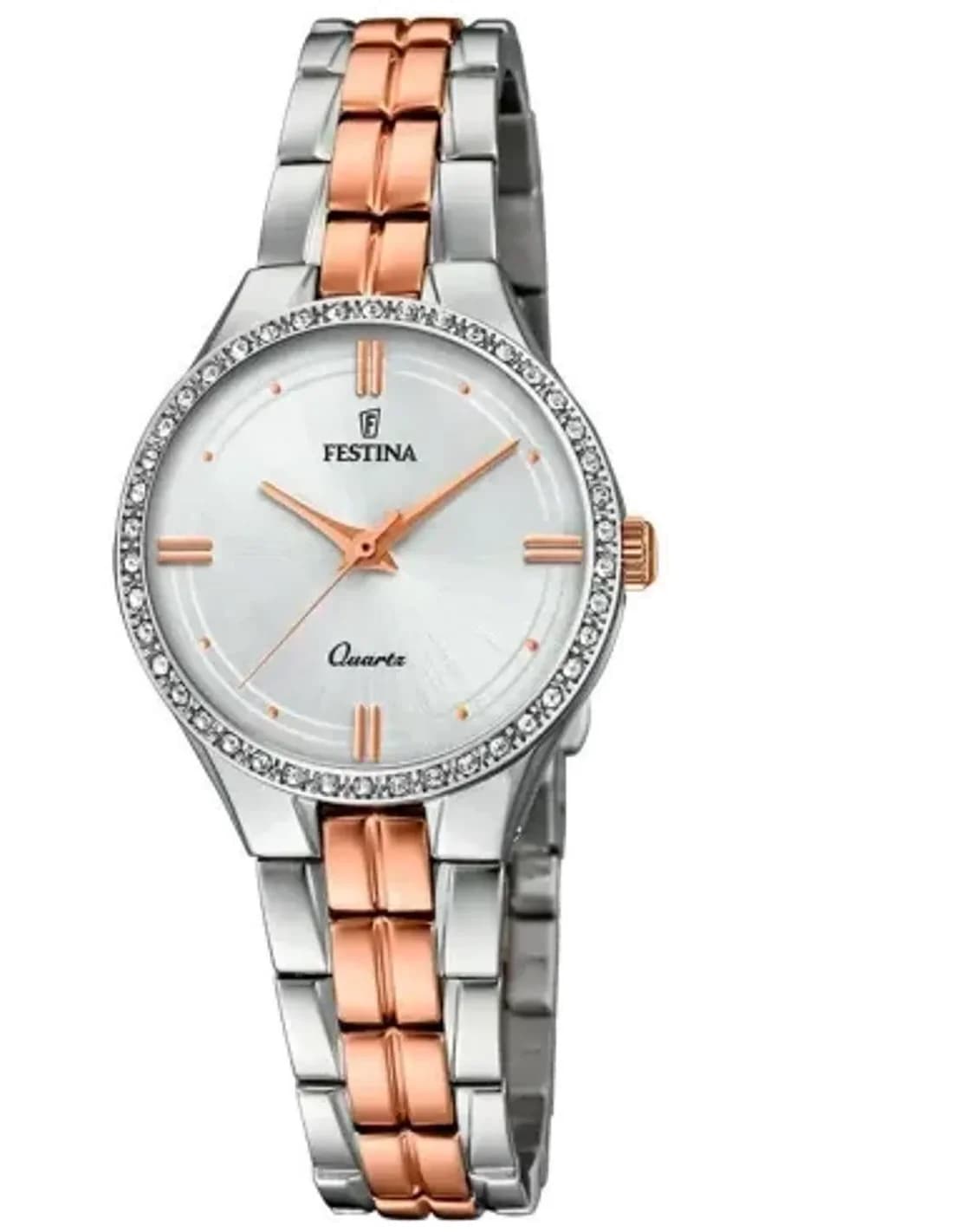 Montre Festina F20219/2 Mademoiselle en Acier et Cristaux