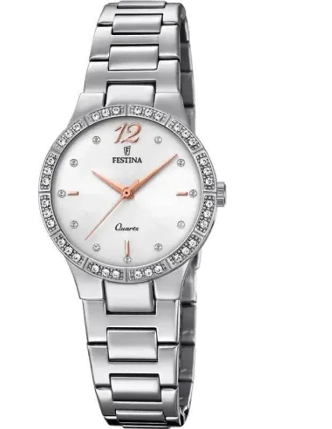 Montre Femme Festina F20240/1 Trend Mademoiselle Acier et Cristaux
