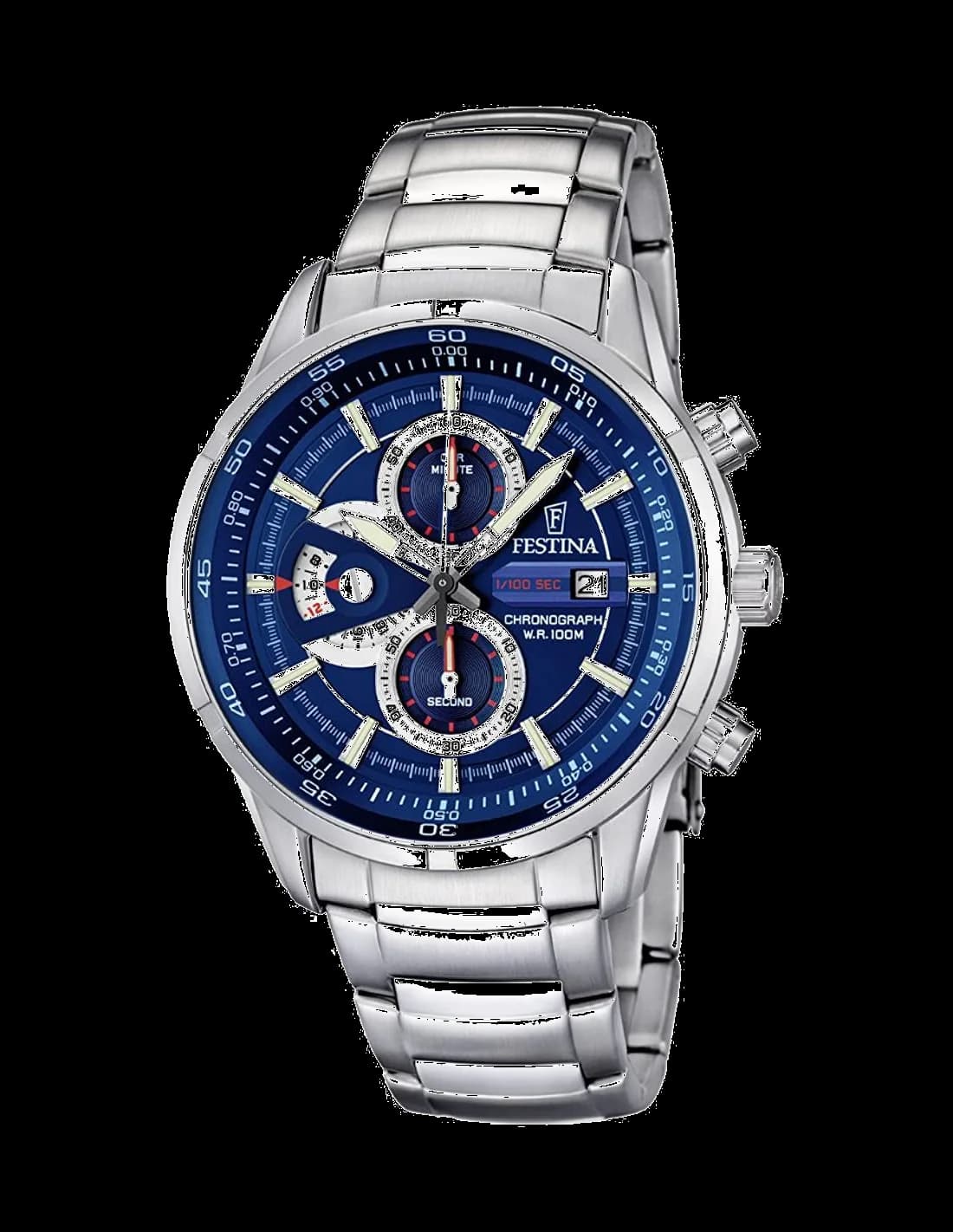 Montre Homme Festina F6823/2 Argentée en Acier Inoxydable