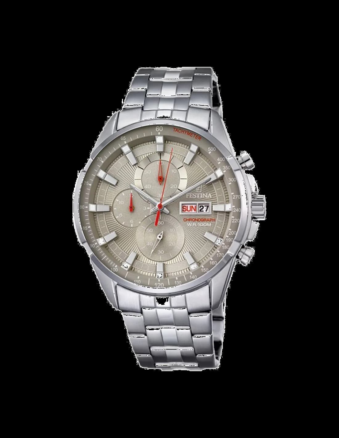 Montre Festina F6844/2 Chronographe Sport en Acier Argenté