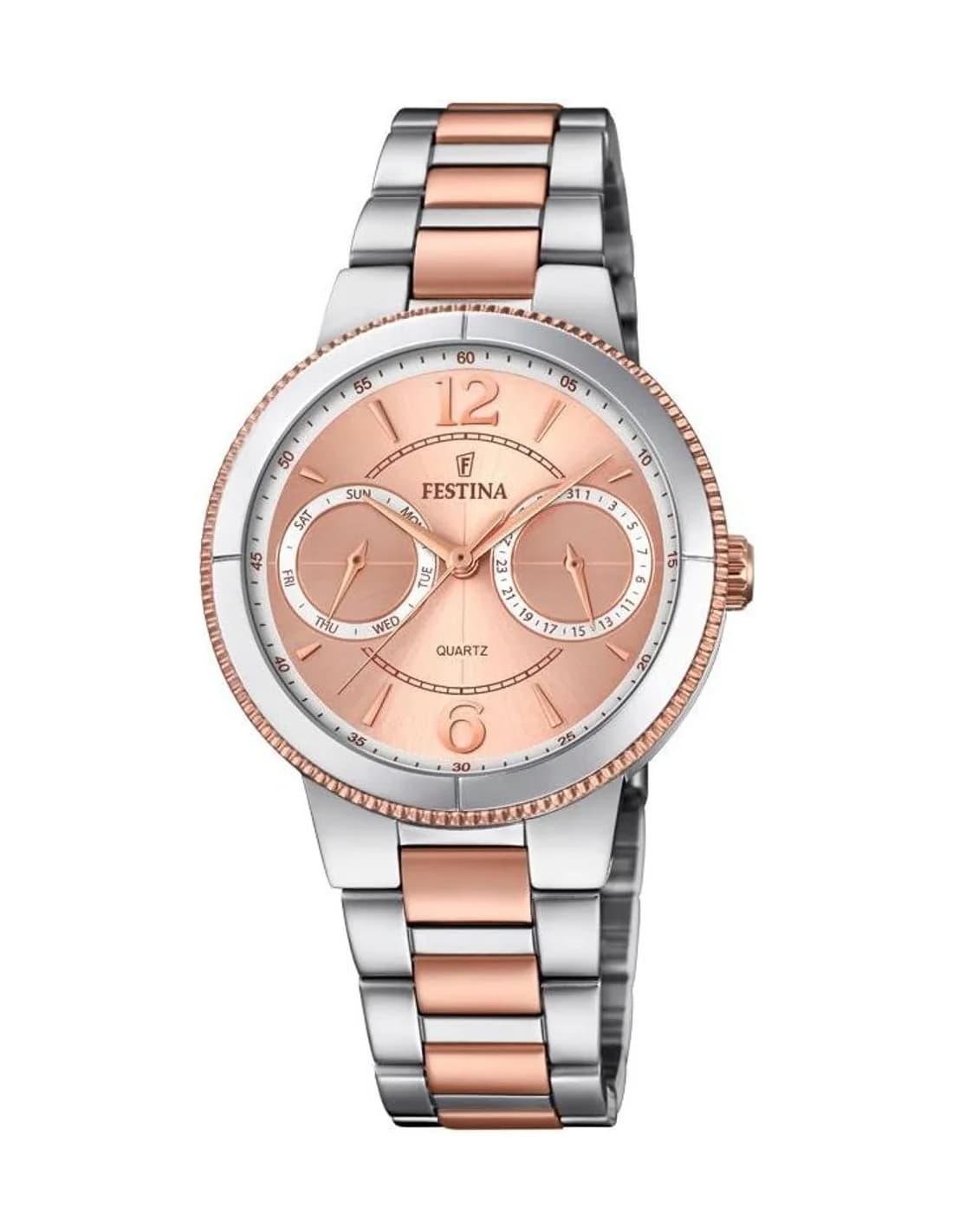 Montre Femme Festina F20207/2 Rose Gold à Maillons