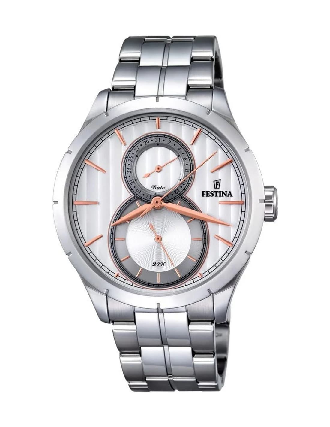 Montre Festina F16891/2 Argentée en Acier Inoxydable