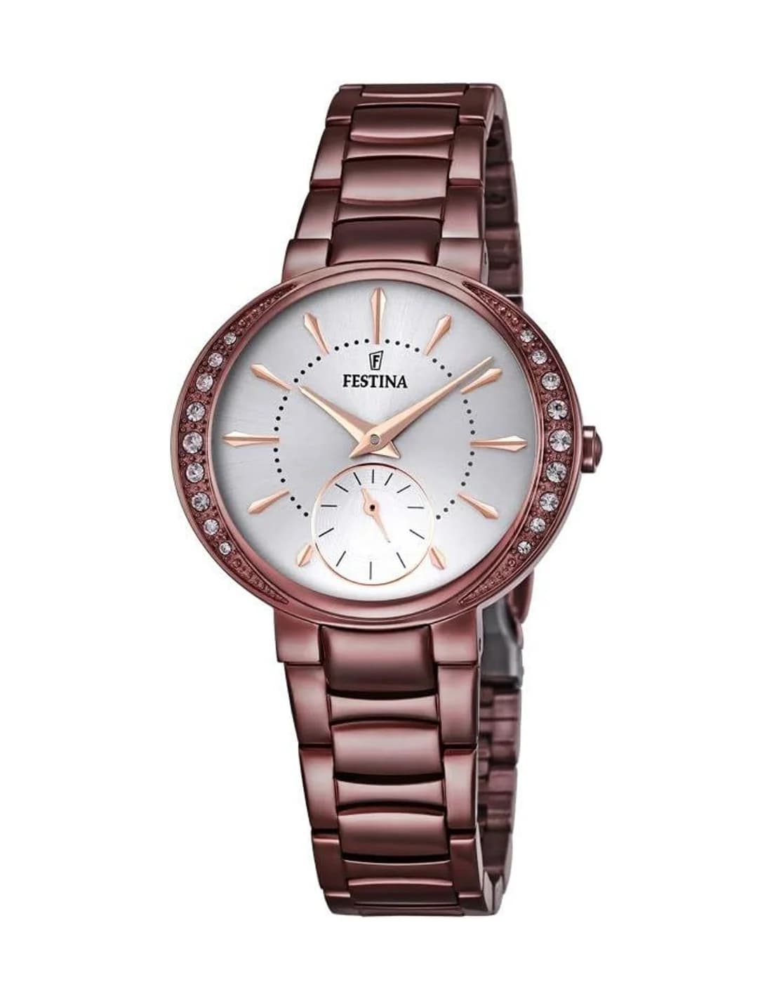 Festina F16912/1 Women's Watch with Brown Dial and Strap