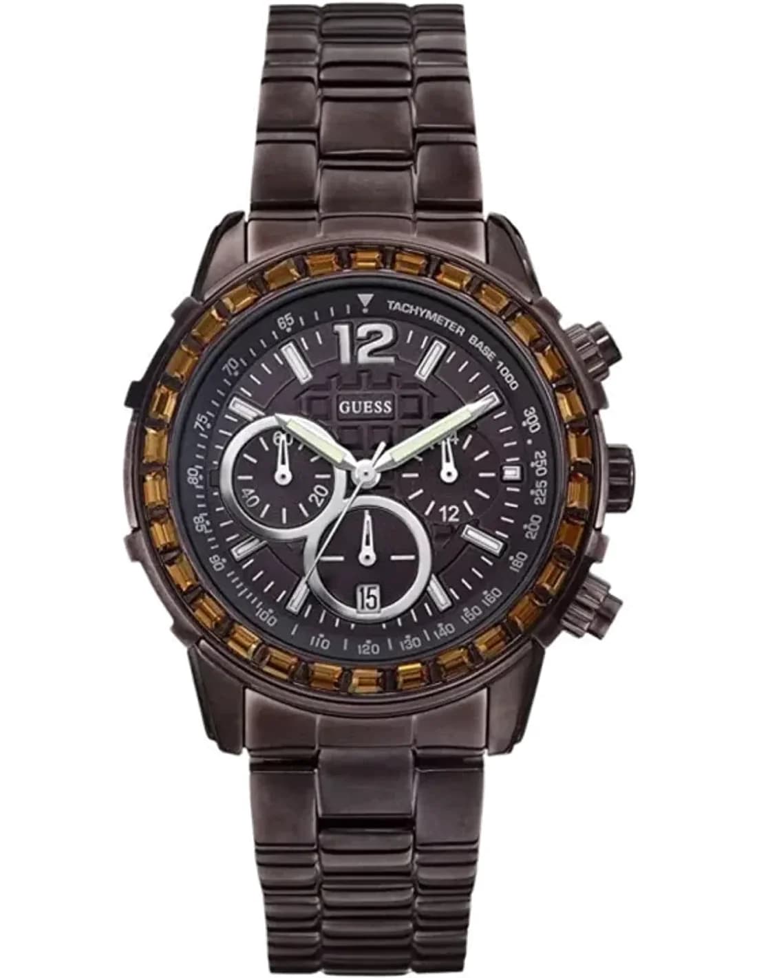 Guess W0016L4 Chronograph with Ornamented Bezel Women's Watch