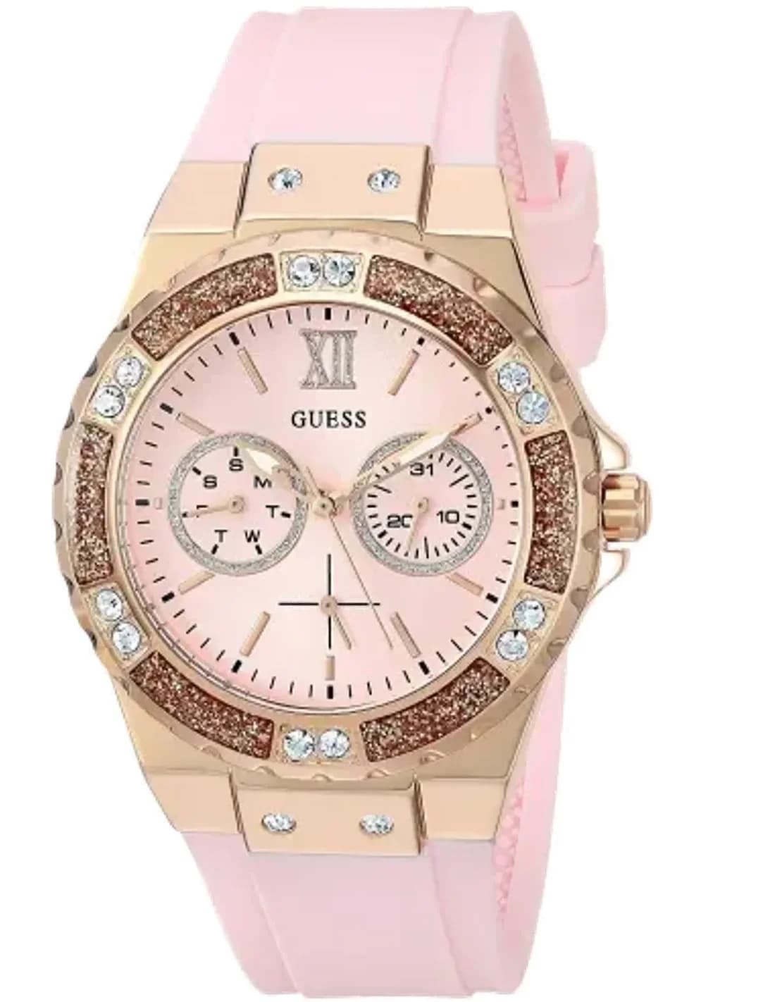 Montre Guess W1053L3 Bracelet Silicone Rose