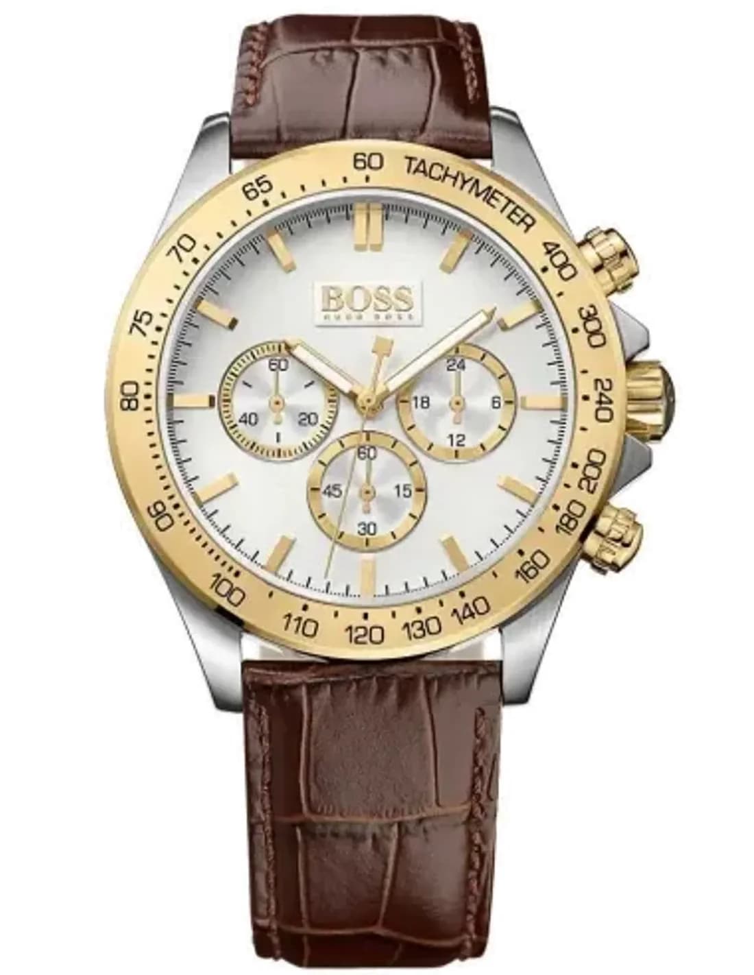 Hugo Boss 1513174 Ikon Men's Watch with Brown Leather Strap