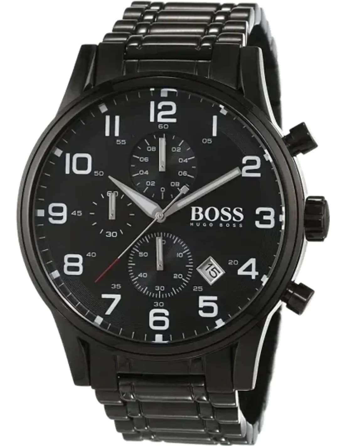 Hugo Boss 1513180 Black Stainless Steel Chronograph Watch