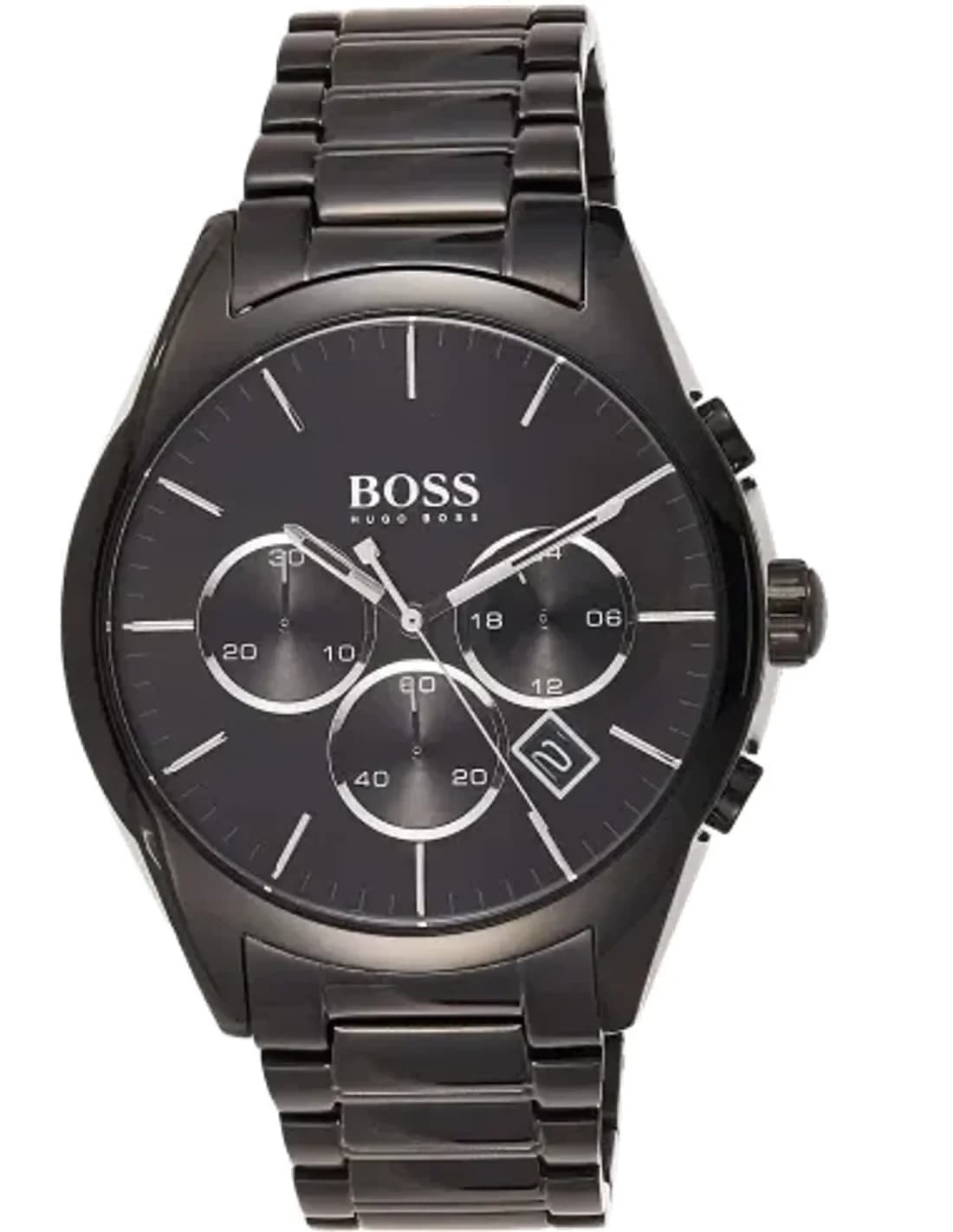 Hugo Boss 1513365 Onyx Chronograph Black Steel Watch