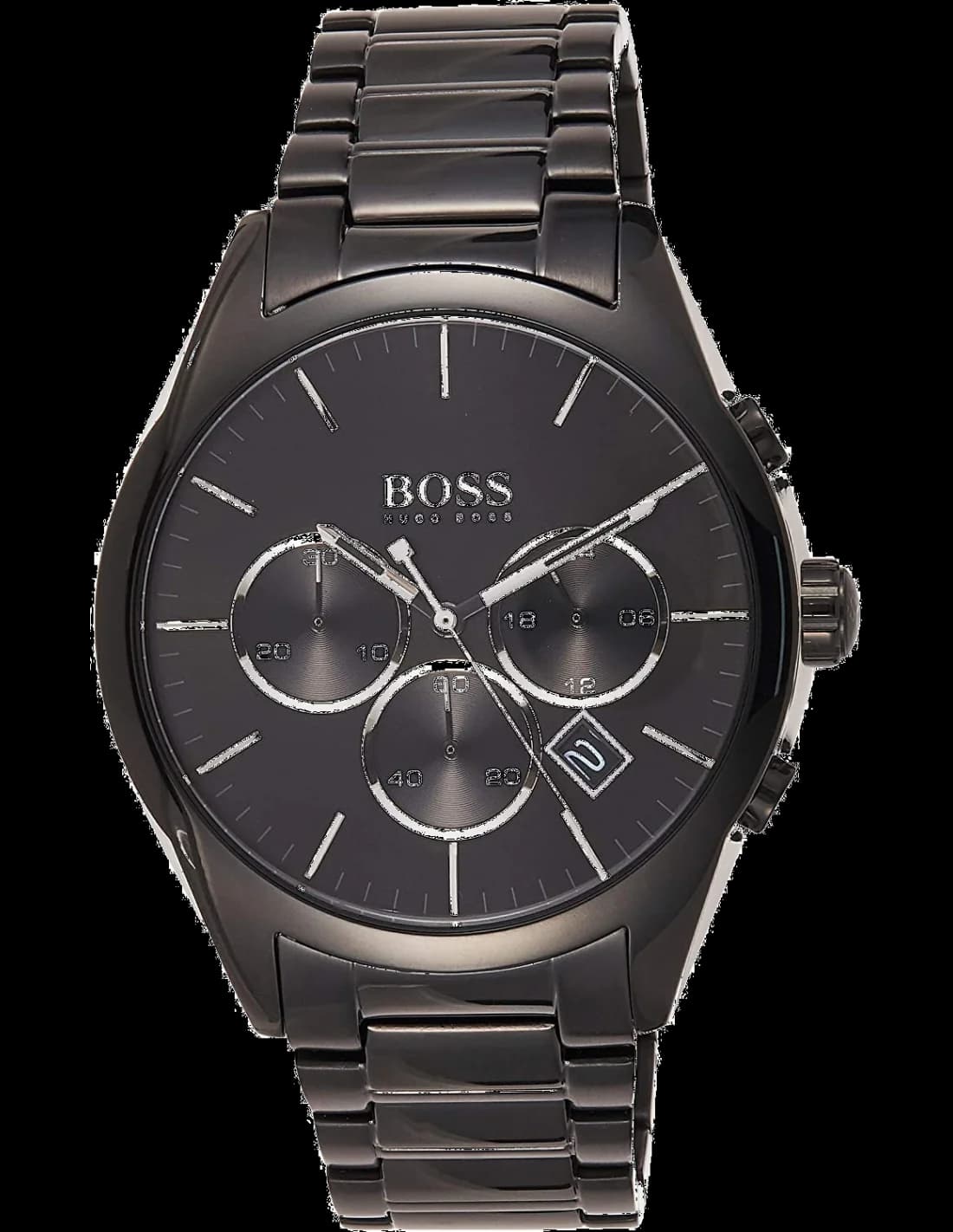 Montre Hugo Boss 1513365 Onyx Chronographe en Acier Noir