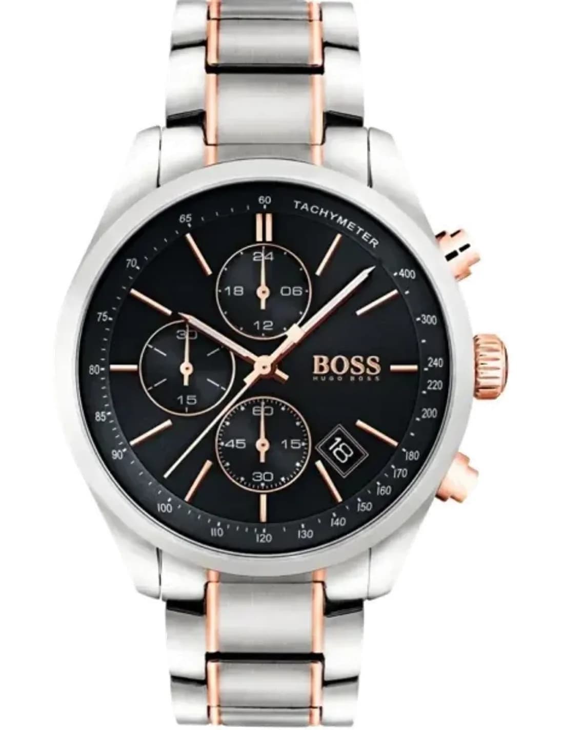 Montre Homme Hugo Boss 1513473 Bracelet Bicolore Acier