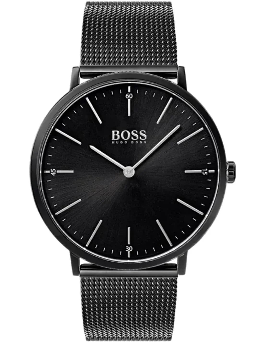 Hugo Boss 1513542 Horizon Extra-Flat Black Milanese Mesh Watch