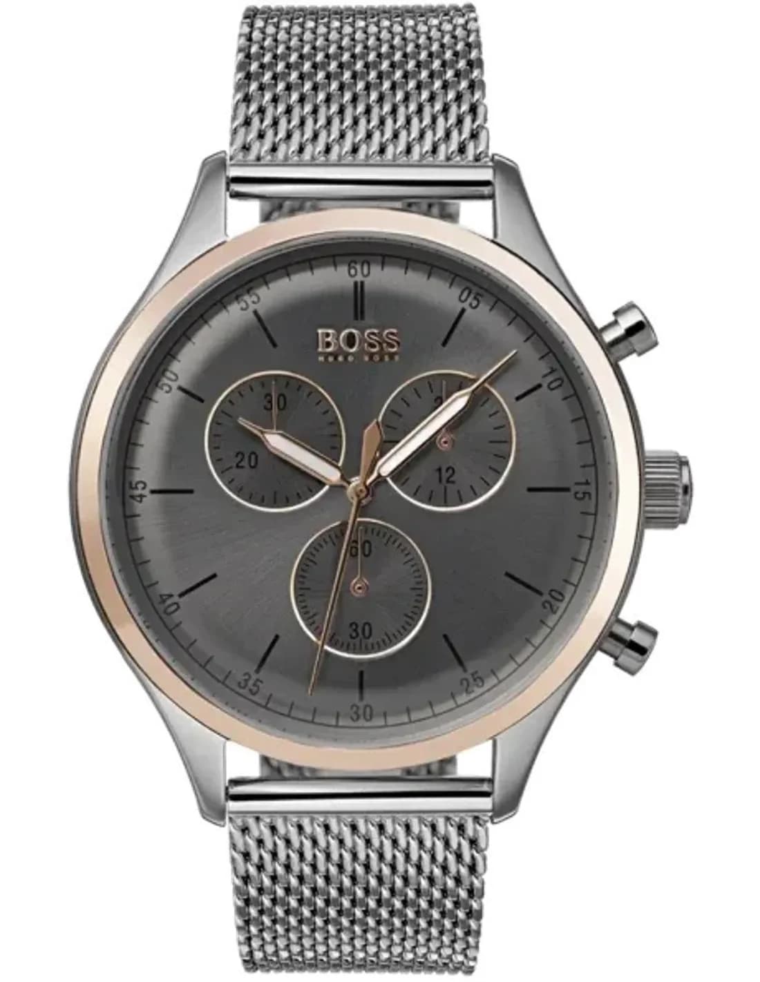 Montre Hugo Boss Companion 1513549 bracelet en maille milanaise