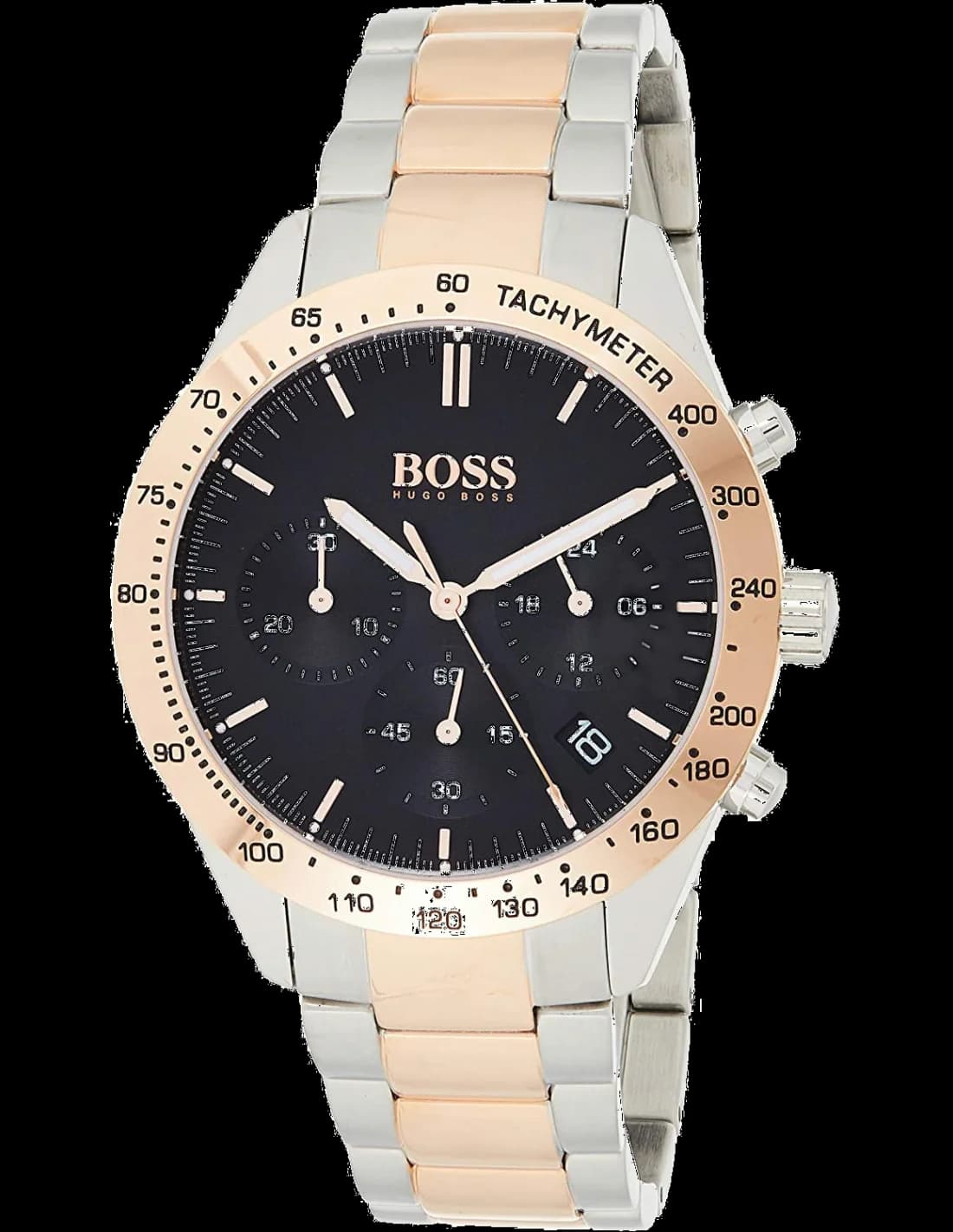 Hugo Boss 1513584 Chronograph Bi-tone Stainless Steel Men's Watch