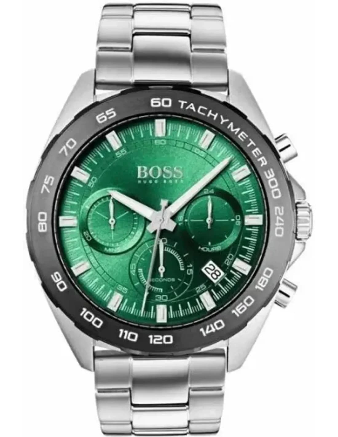 Men's watch Hugo Boss Intensity 1513682 chronograph green dial