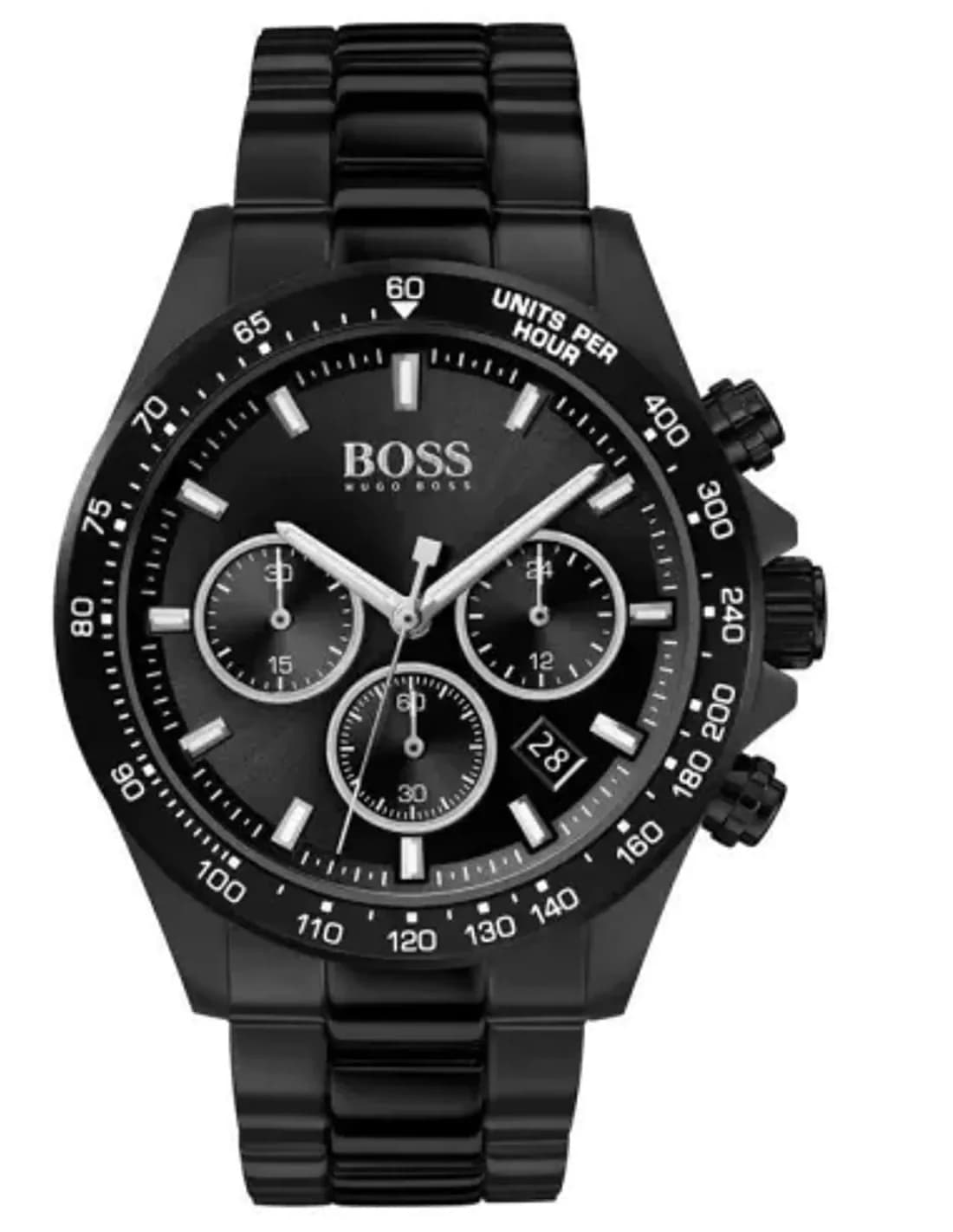 Hugo Boss 1513754 Black Steel Chronometer Watch