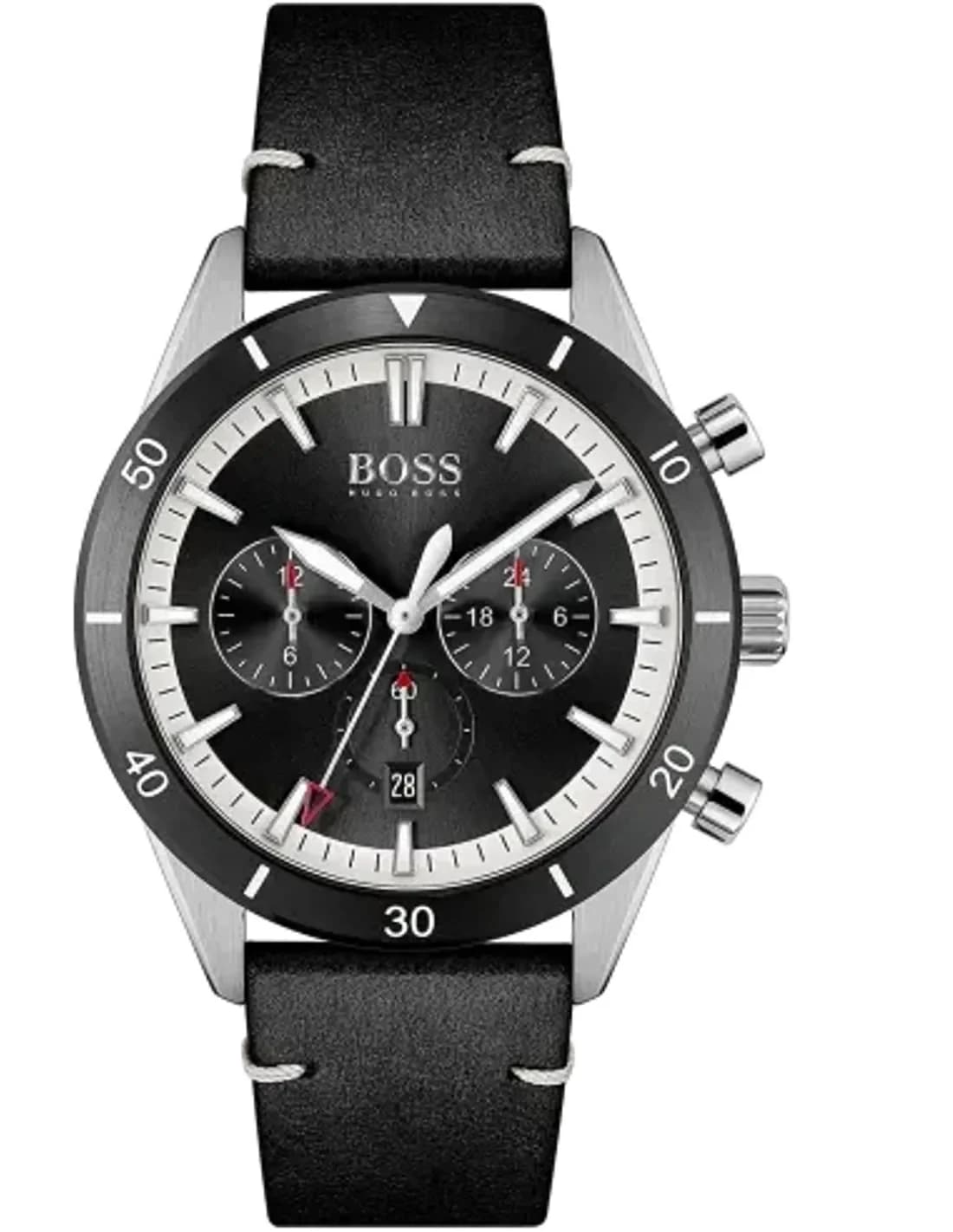 Montre Homme Hugo Boss Santiago 1513864 chronomètre sport en cuir