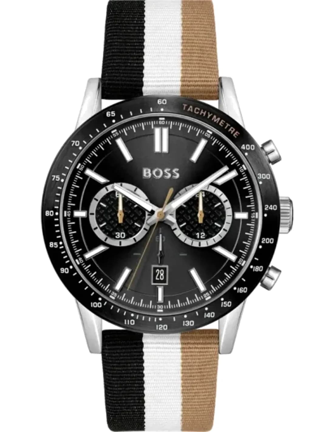 Montre Hugo Boss 1513963 Chronographe Bracelet NATO Tricolore