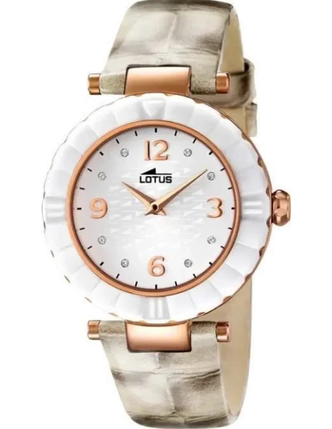 Montre Femme Lotus Trendy L15912/2 Bracelet en cuir bicolore