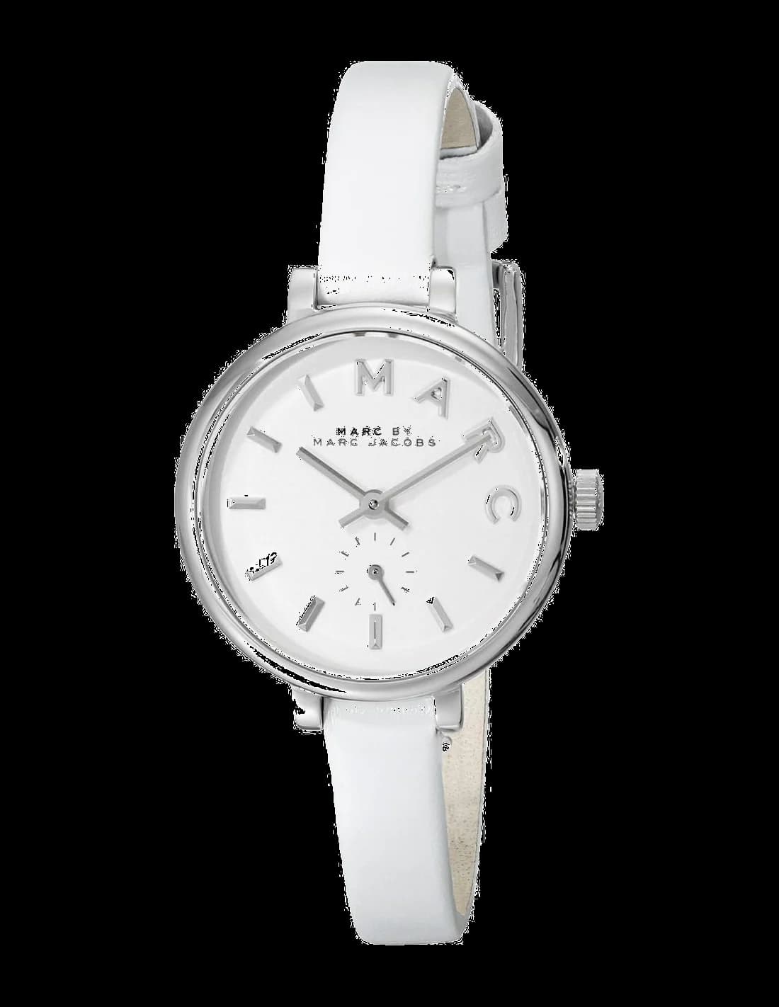 Marc Jacobs MBM1350 Sally White Dial and Leather Strap Women's Watch