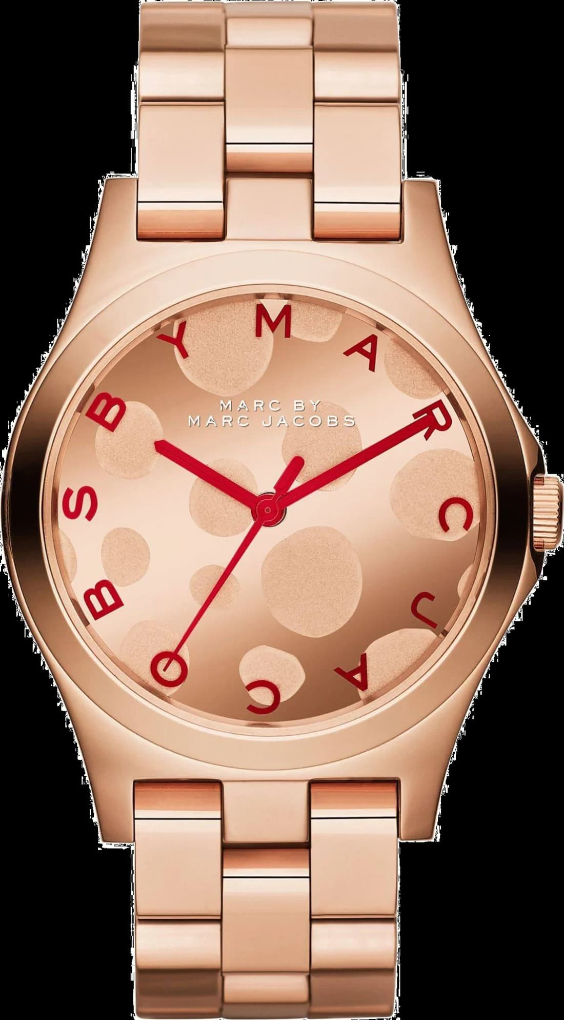 Marc Jacobs MBM3268 Rose Gold Plated Stainless Steel Bubble Pattern Women's Watch