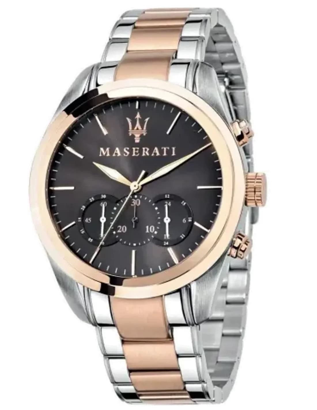 Montre Homme Maserati Traguardo R8873612003 bracelet acier bicolore