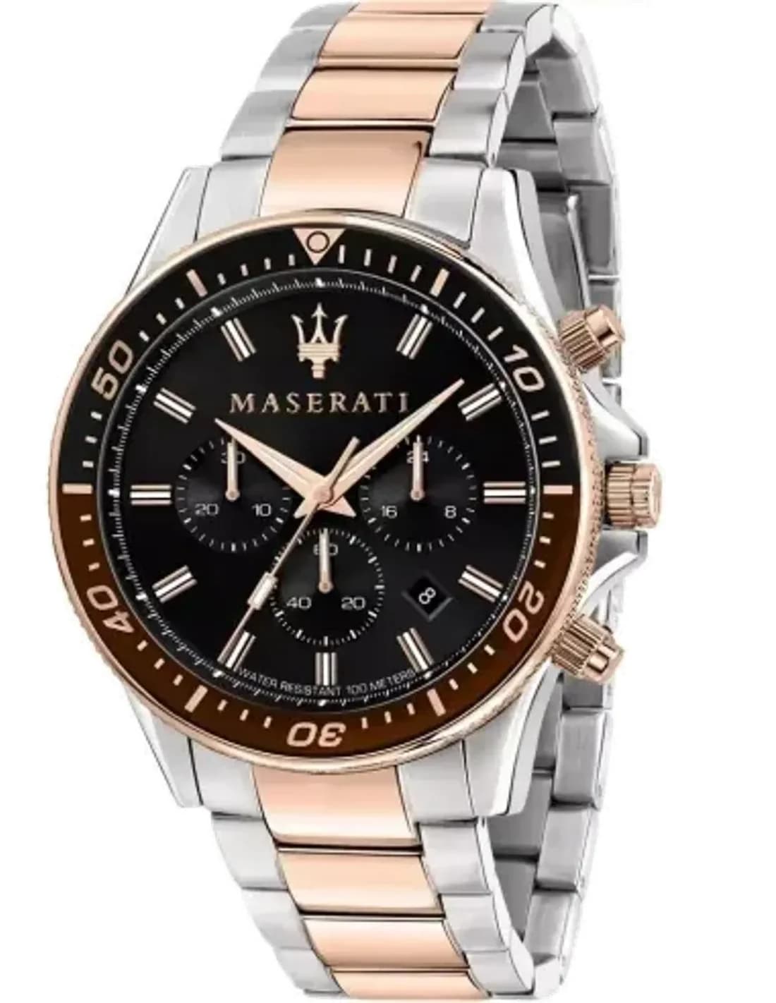 Maserati Men's Watch Sfida R8873640009 in two-tone steel