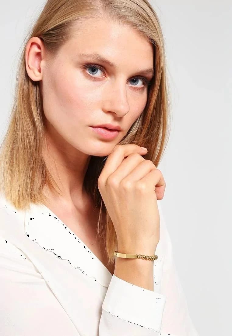 Bracelet Michael Kors Heritage MKJ5588710 en acier inoxydable doré vue 3