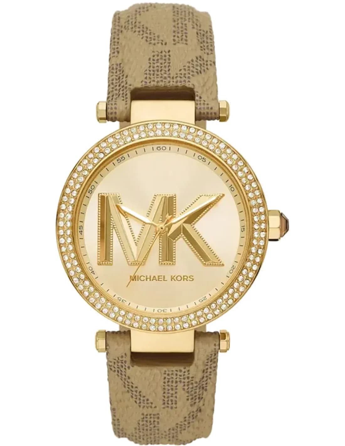Montre Michael Kors Parker MK2973 bracelet en cuir marron imprimé MK