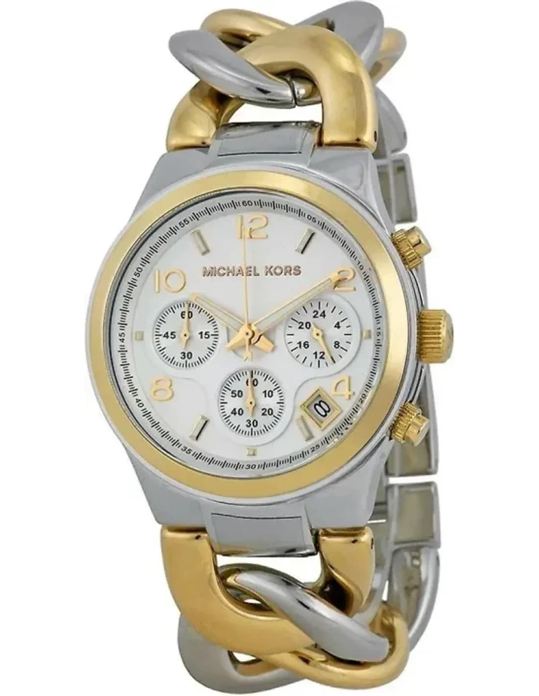 Michael Kors MK3199 Silver Stainless Steel Runway Watch