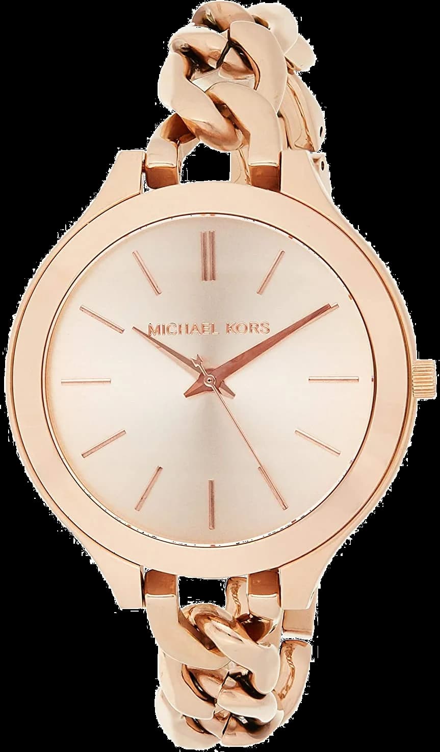 Michael Kors MK3223 Rose Gold Stainless Steel Stick Index Watch