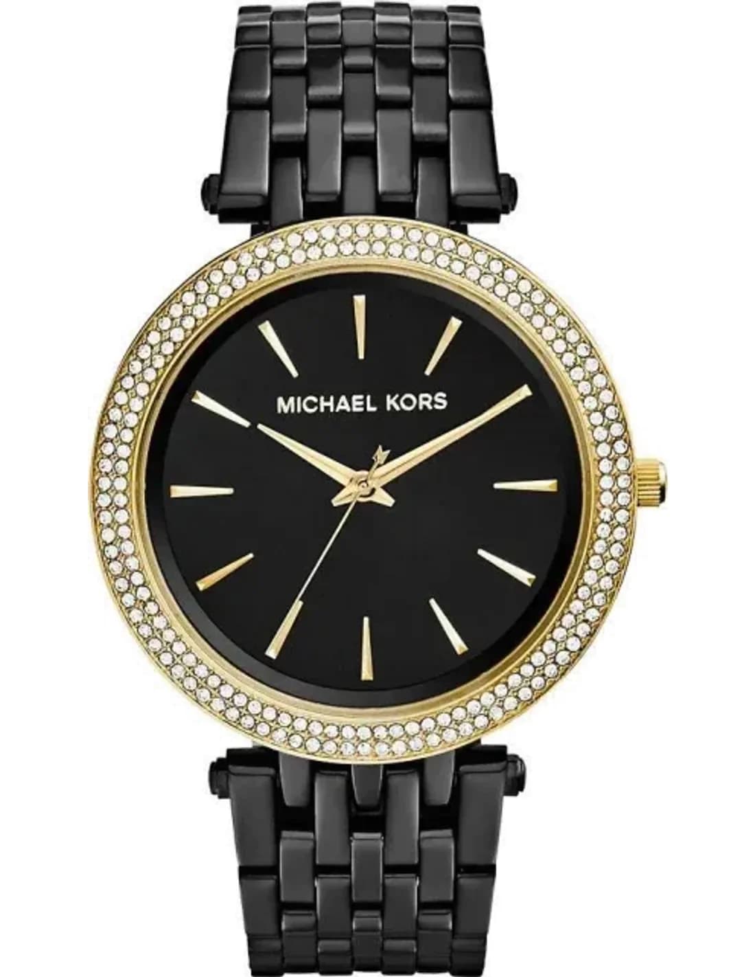 Montre Femme Michael Kors MK3322 en Acier Noir et Doré