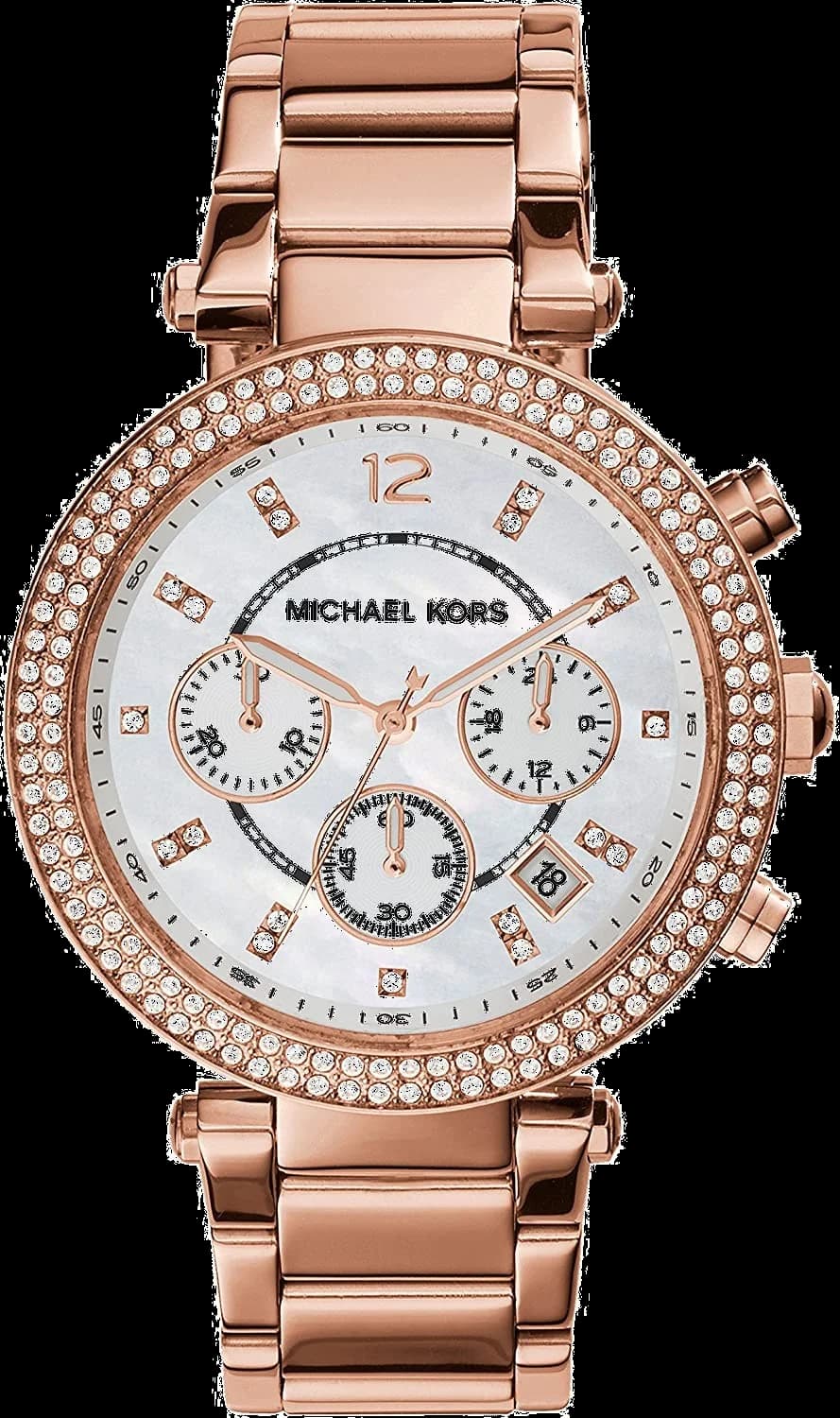 Montre Femme Michael Kors MK5491 Parker Or Rose et Cristaux