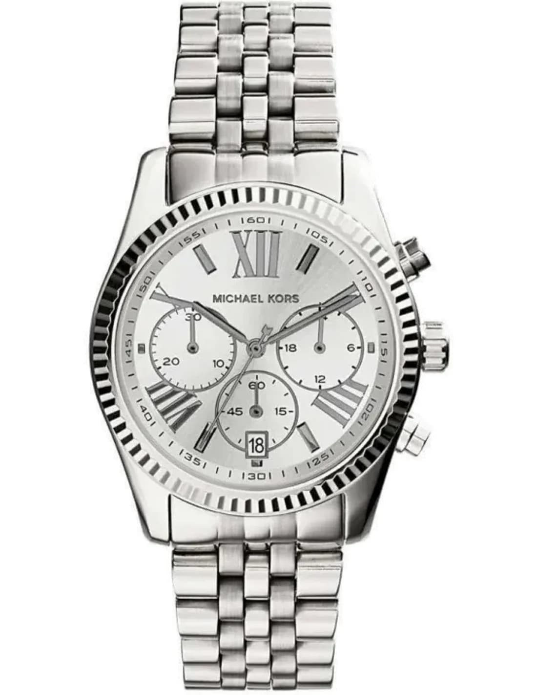 Montre Michael Kors MK5555 Chronographe en Acier Argenté