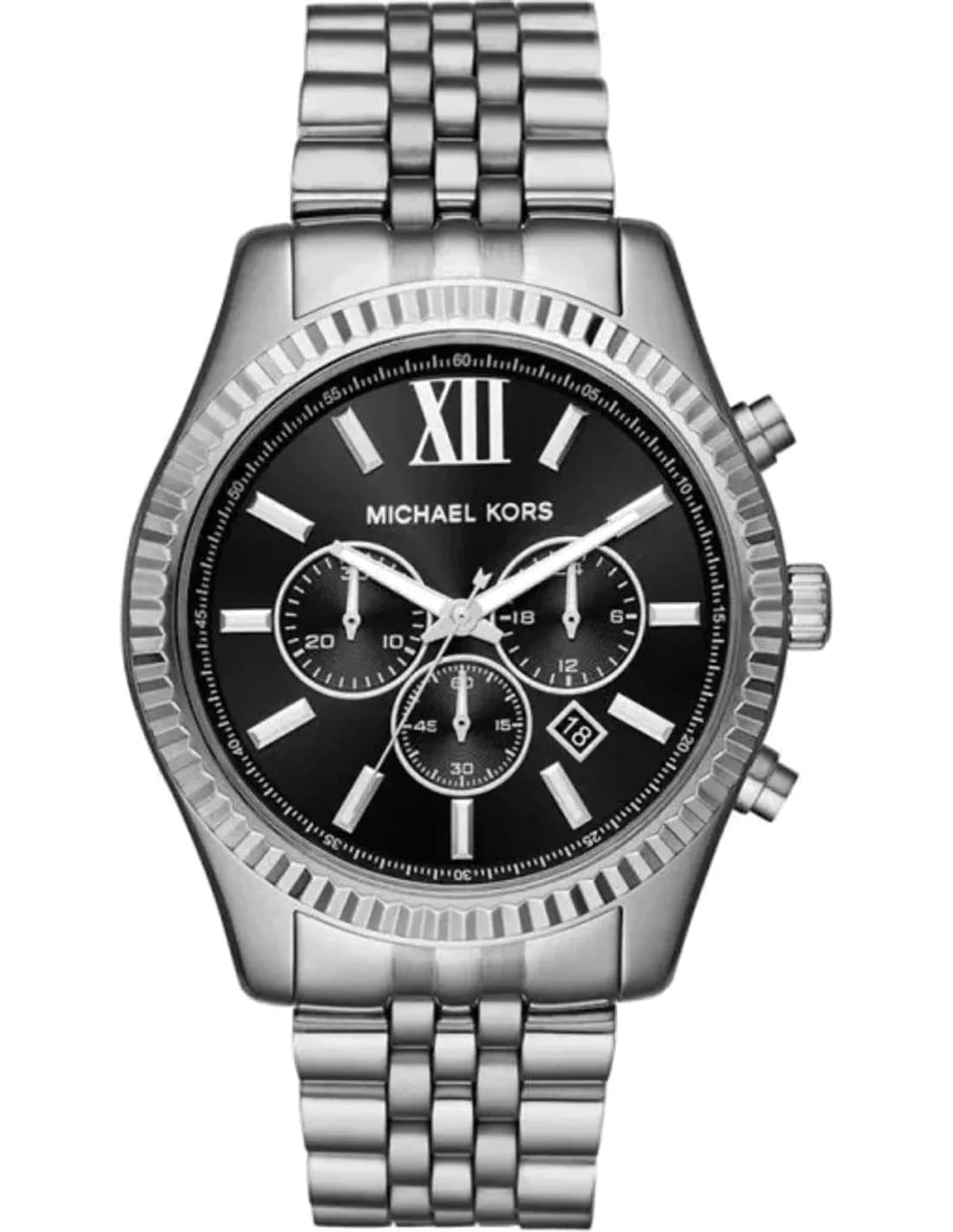 Montre Michael Kors MK5708 Chronographe en Acier Doré et Cadran Noir